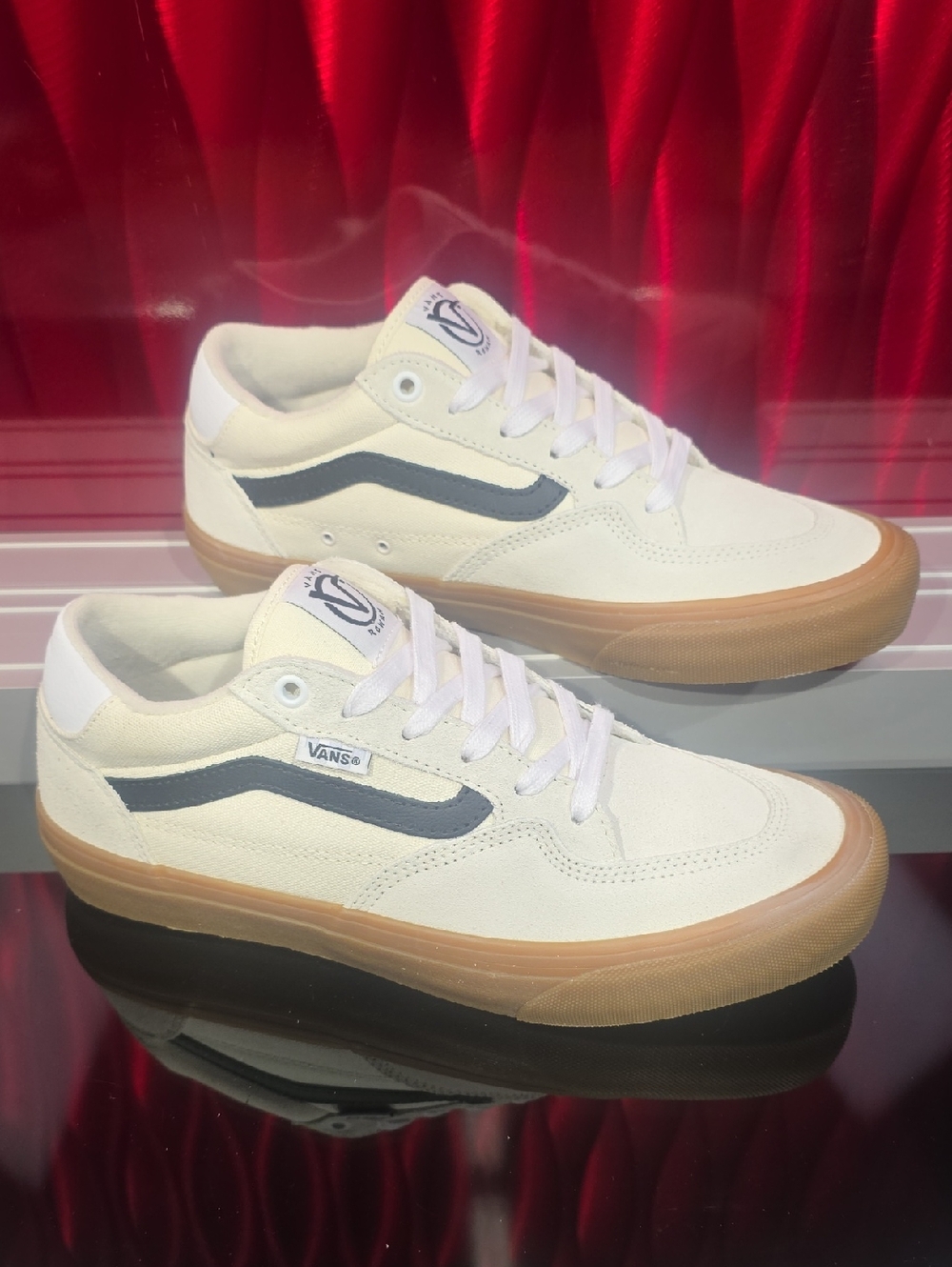 Vans Rowan Marshmallow Gum Men’s 9 Women’s 10.5 Skate Shoe
